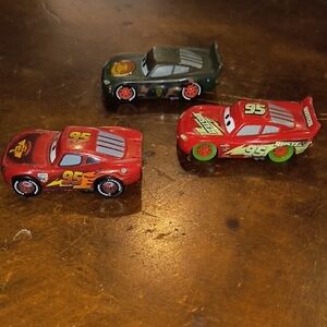 Lightning McQueen Car Lot Of 3